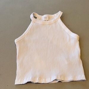 White Zara tank top